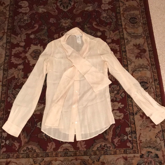 Celine Women’s Button-Up Silk Top, Size 38 - Picture 4 of 4